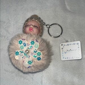 Adorable Sleeping  Doll Key Chain
